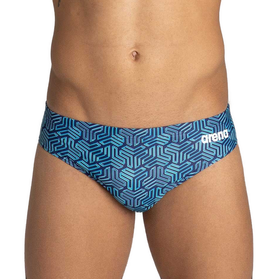 Arena Kikko Navy/Multi Green Brief