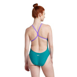 Speedo Colorblock One Back One Piece-Aquarium