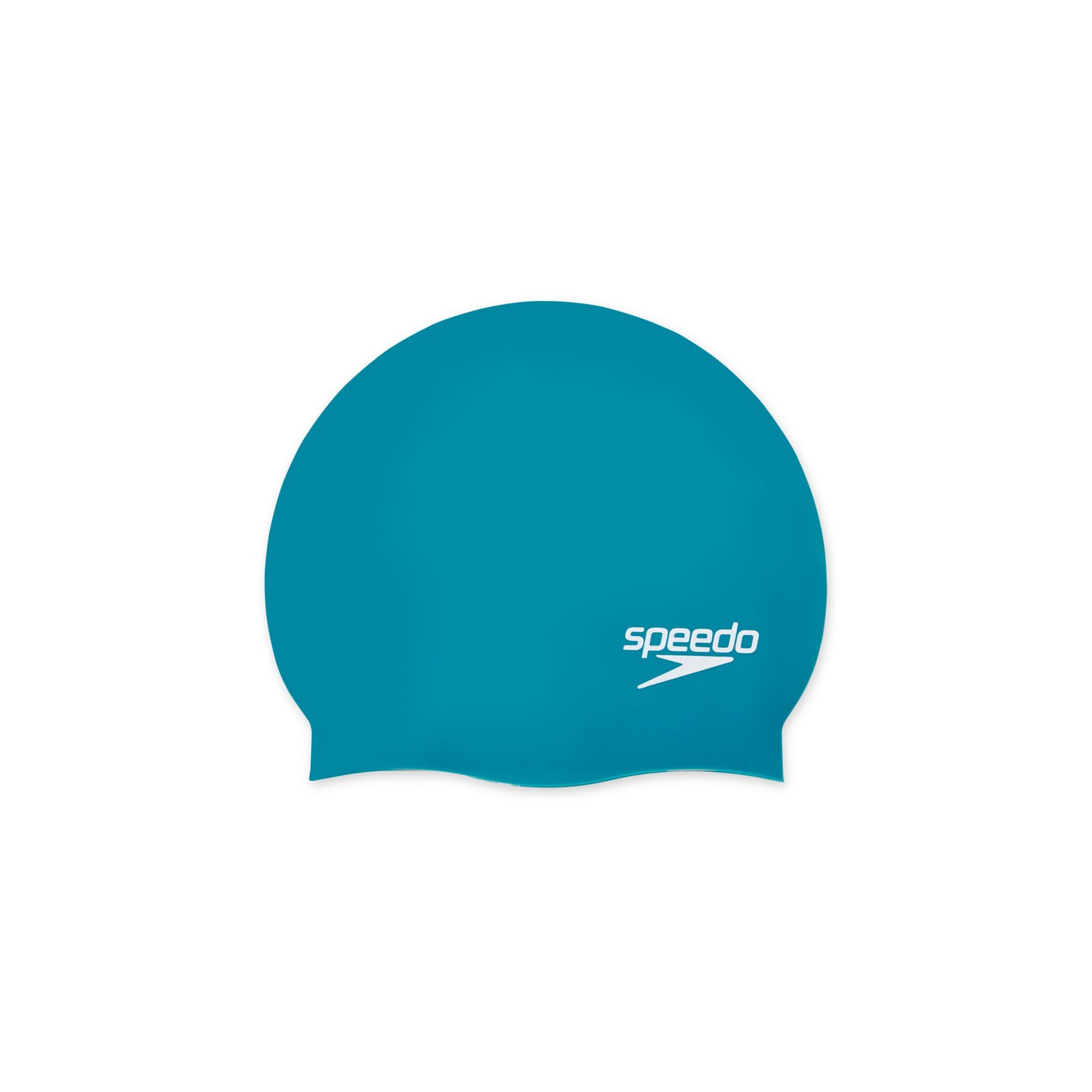 Speedo Elastomeric Solid Silicone Swim Cap, White