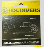 U.S. Diver: Ear plug/Nose clip Combo