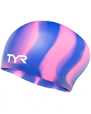 TYR Long Hair Wrinkle Free Silicone Adult Swim Cap